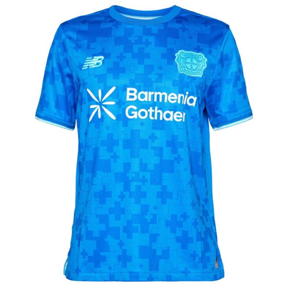 New Balance Mens Bayer Leverkusen 25/26 Football Shirt / Blue